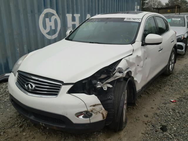 JN1AJ0HR6AM754988 - 2010 INFINITI EX35 BASE WHITE photo 9