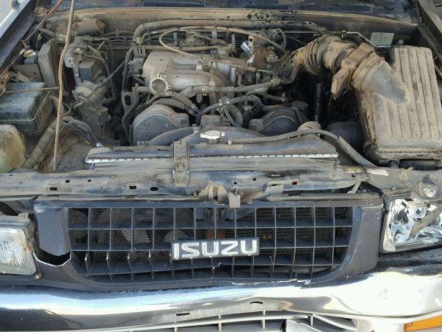 4S2CK58V1T4307618 - 1996 ISUZU RODEO S BLACK photo 7