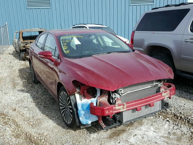 3FA6P0T96HR141432 - 2017 FORD FUSION SE RED photo 1