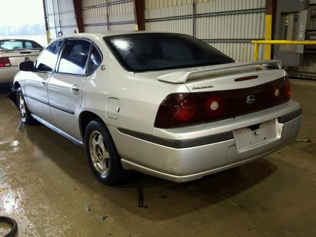 2G1WF55E9Y9233931 - 2000 CHEVROLET IMPALA SILVER photo 3