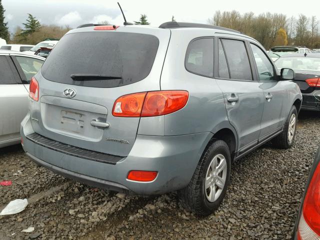 5NMSG13D29H301407 - 2009 HYUNDAI SANTA FE G GRAY photo 4