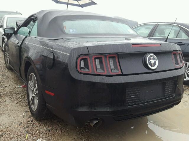 1ZVBP8EMXD5239317 - 2013 FORD MUSTANG BLACK photo 3