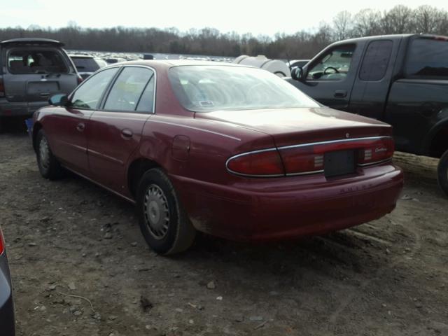 2G4WS52J451120592 - 2005 BUICK CENTURY CU BURGUNDY photo 3