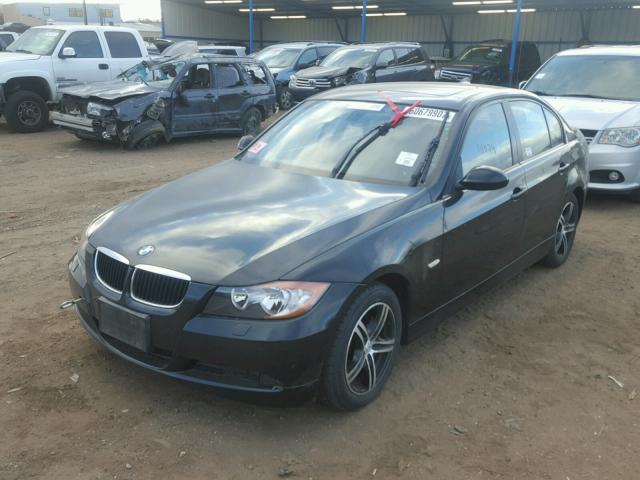 WBAVC93527KX54361 - 2007 BMW 328 XI BLACK photo 2