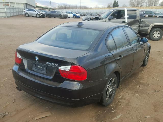 WBAVC93527KX54361 - 2007 BMW 328 XI BLACK photo 4