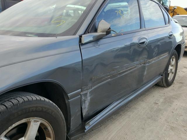 2G1WH52K549162435 - 2004 CHEVROLET IMPALA LS GRAY photo 9