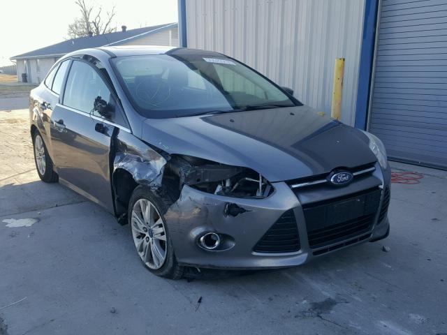 1FAHP3H27CL196131 - 2012 FORD FOCUS SEL GRAY photo 1