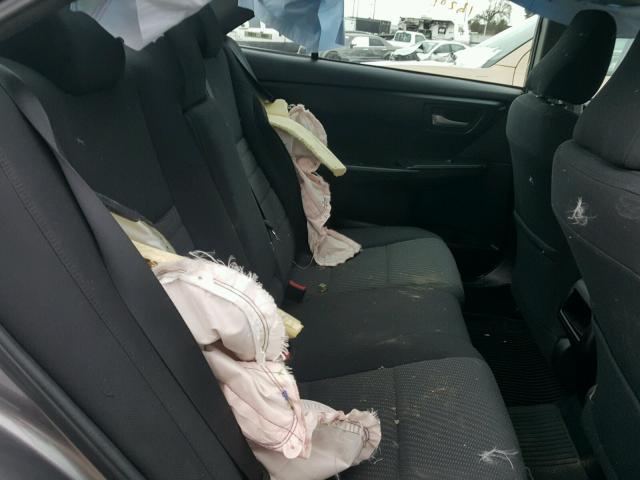 4T1BF1FK0HU378700 - 2017 TOYOTA CAMRY LE გრაფიტი ფოტო 6