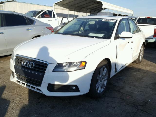 WAUAFAFL5BN015283 - 2011 AUDI A4 PREMIUM WHITE photo 2