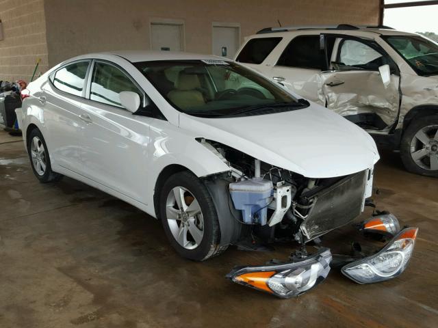 5NPDH4AE8DH366759 - 2013 HYUNDAI ELANTRA GL WHITE photo 1