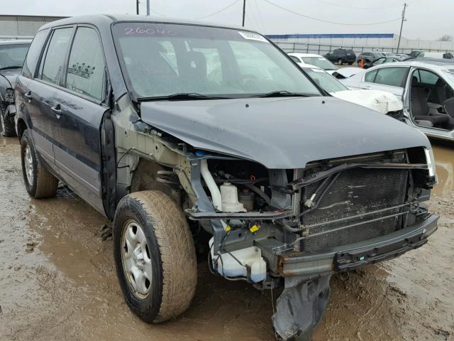 2HKYF18123H568584 - 2003 HONDA PILOT LX GREEN photo 1