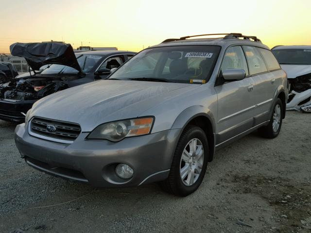 4S4BP62C157306004 - 2005 SUBARU LEGACY OUT SILVER photo 2