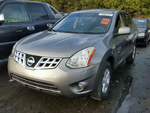 JN8AS5MTXDW547722 - 2013 NISSAN ROGUE S SILVER photo 2