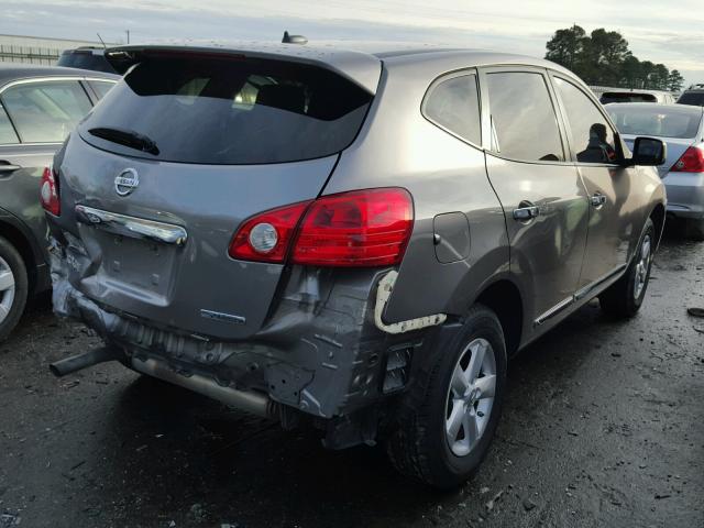 JN8AS5MTXDW547722 - 2013 NISSAN ROGUE S SILVER photo 4