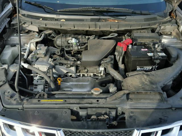 JN8AS5MTXDW547722 - 2013 NISSAN ROGUE S SILVER photo 7