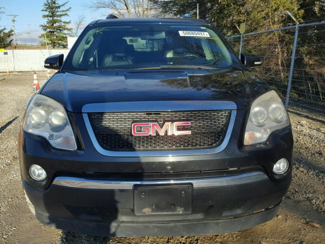1GKEV23D19J139275 - 2009 GMC ACADIA SLT შავი ფოტო 9