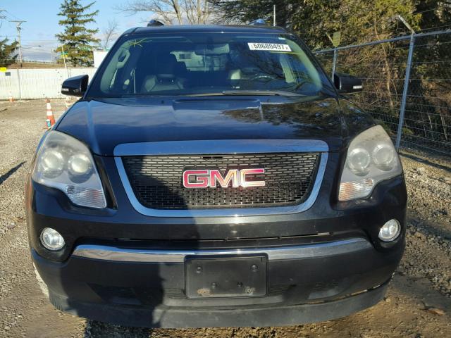 1GKEV23D19J139275 - 2009 GMC ACADIA SLT BLACK photo 9