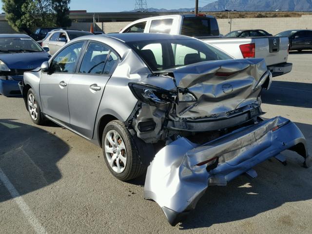 JM1BL1TG5D1749293 - 2013 MAZDA 3 I SILVER photo 3