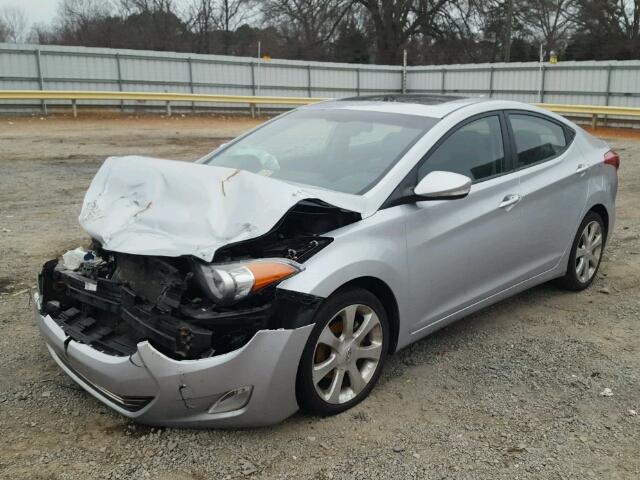 5NPDH4AE0BH014269 - 2011 HYUNDAI ELANTRA GL SILVER photo 2