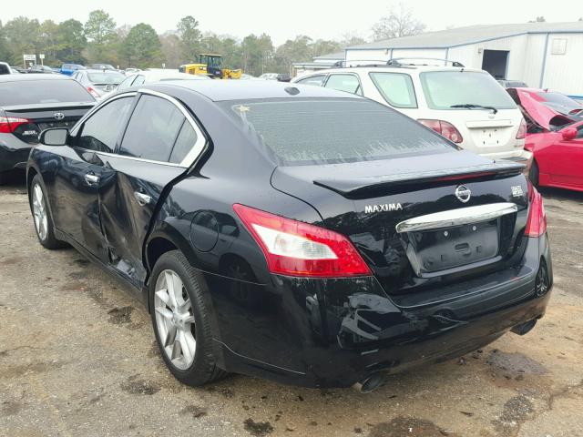 1N4AA5AP7AC873471 - 2010 NISSAN MAXIMA S BLACK photo 3