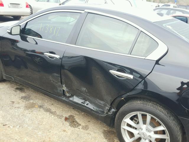 1N4AA5AP7AC873471 - 2010 NISSAN MAXIMA S BLACK photo 9