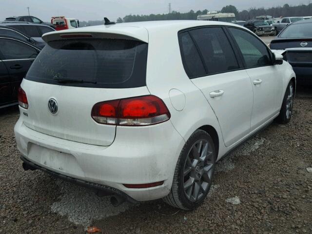 WVWHV7AJ8DW140188 - 2013 VOLKSWAGEN GTI WHITE photo 4