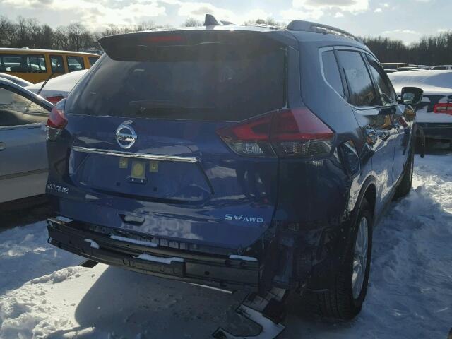 JN8AT2MV3HW027865 - 2017 NISSAN ROGUE S BLUE photo 4