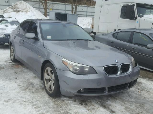 WBANE53516CK81693 - 2006 BMW 525 I GRAY photo 1