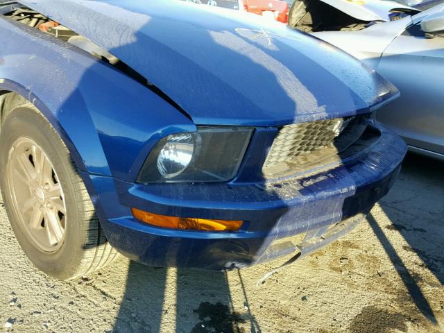 1ZVFT80N075273378 - 2007 FORD MUSTANG BLUE photo 9