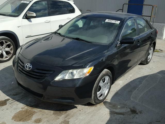 4T1BE46K69U384653 - 2009 TOYOTA CAMRY BASE BLACK photo 2