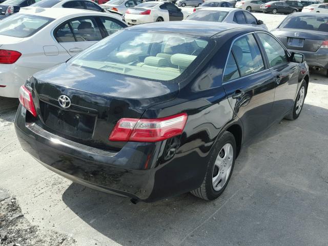 4T1BE46K69U384653 - 2009 TOYOTA CAMRY BASE BLACK photo 4