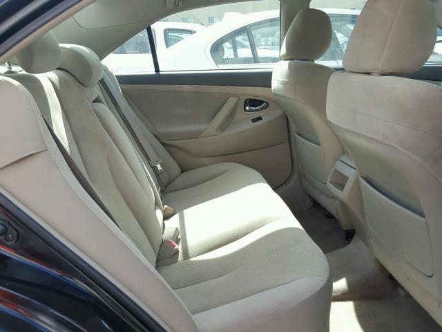 4T1BE46K69U384653 - 2009 TOYOTA CAMRY BASE BLACK photo 6