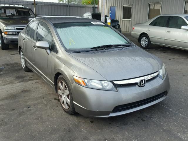 2HGFA16518H324146 - 2008 HONDA CIVIC LX GRAY photo 1