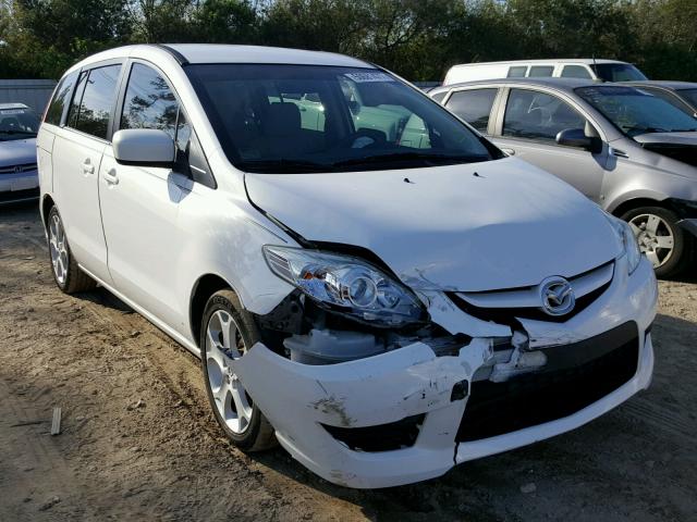 JM1CR2W31A0362159 - 2010 MAZDA 5 WHITE photo 1