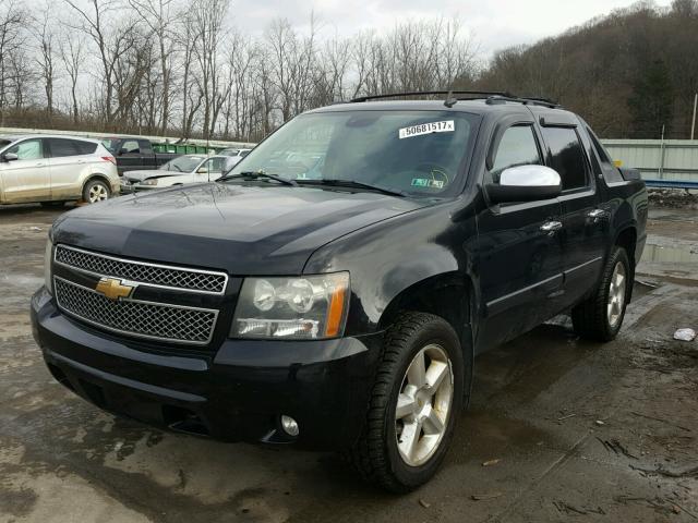 3GNFK12387G292625 - 2007 CHEVROLET AVALANCHE BLACK photo 2