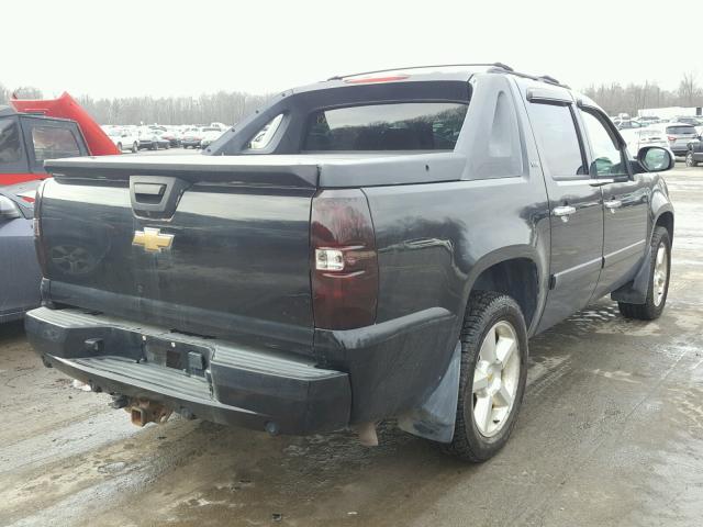 3GNFK12387G292625 - 2007 CHEVROLET AVALANCHE BLACK photo 4