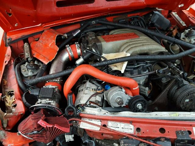 1FACP45EXPF158802 - 1993 FORD MUSTANG GT RED photo 7