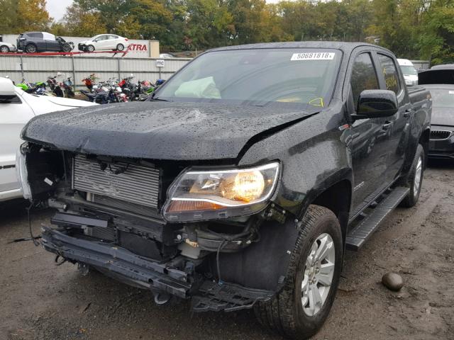 1GCPTCE12J1229171 - 2018 CHEVROLET COLORADO L BLACK photo 2