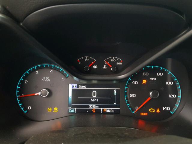 1GCPTCE12J1229171 - 2018 CHEVROLET COLORADO L BLACK photo 8