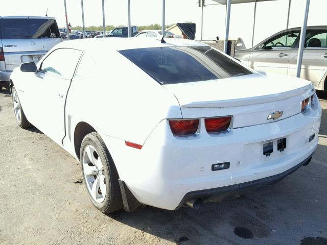 2G1FB1EV0A9165660 - 2010 CHEVROLET CAMARO LT WHITE photo 3