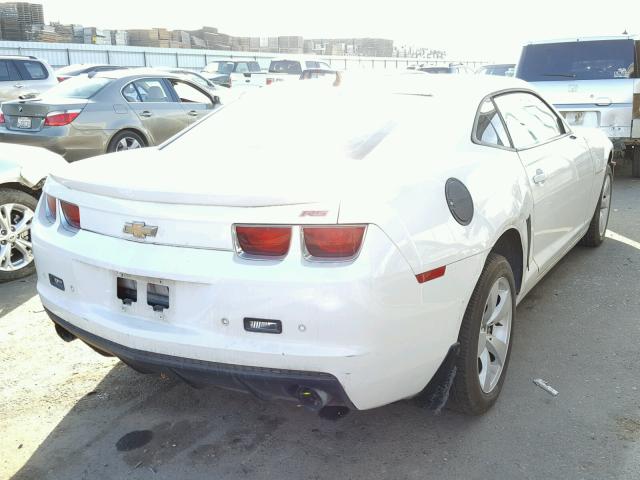 2G1FB1EV0A9165660 - 2010 CHEVROLET CAMARO LT WHITE photo 4