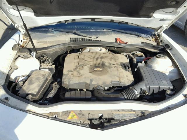 2G1FB1EV0A9165660 - 2010 CHEVROLET CAMARO LT WHITE photo 7