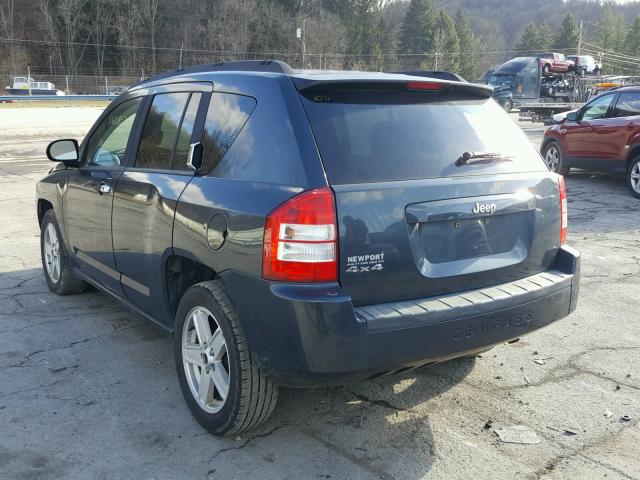 1J8FF47W97D583948 - 2007 JEEP COMPASS GRAY photo 3