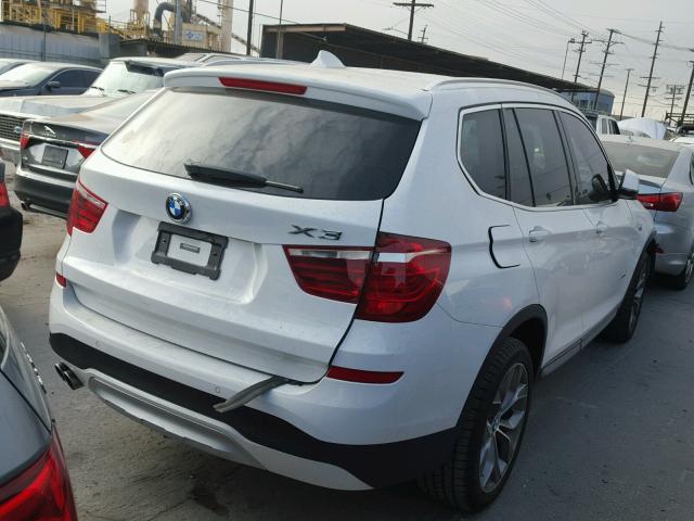 5UXWZ7C37H0V87483 - 2017 BMW X3 SDRIVE2 WHITE photo 4