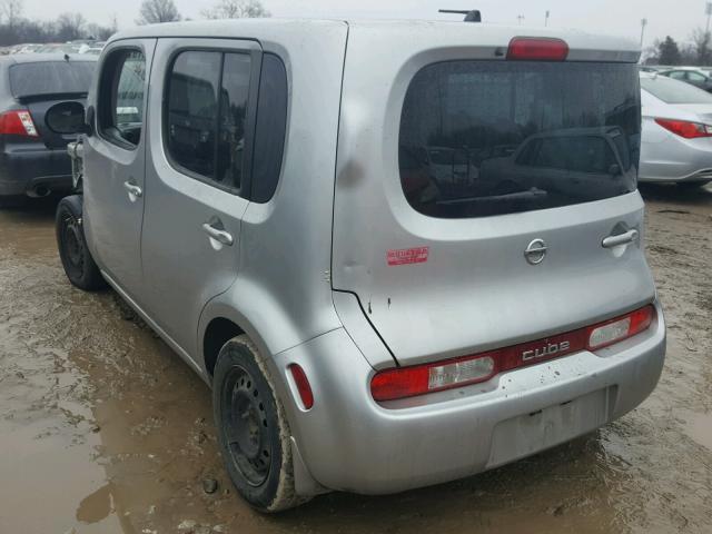 JN8AZ28R19T106689 - 2009 NISSAN CUBE BASE SILVER photo 3