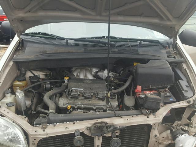 4T3ZF19C1YU290992 - 2000 TOYOTA SIENNA CE TAN photo 7