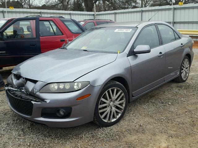 JM1GG12L471108505 - 2007 MAZDA SPEED 6 GRAY photo 2