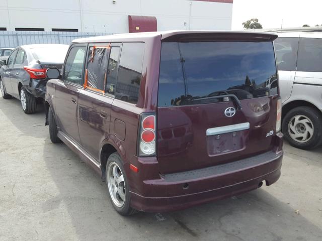 JTLKT334054026585 - 2005 TOYOTA SCION XB იასამნისფერი ფოტო 3