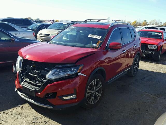 5N1AT2MT8HC785613 - 2017 NISSAN ROGUE S RED photo 2