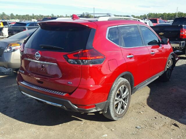 5N1AT2MT8HC785613 - 2017 NISSAN ROGUE S RED photo 4